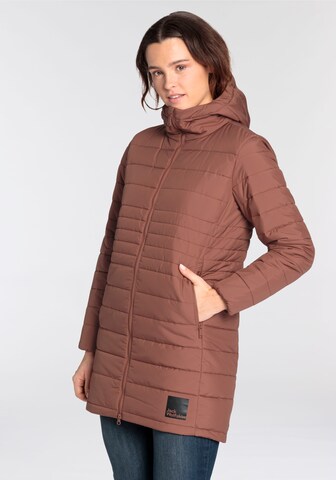 JACK WOLFSKIN Between-Seasons Coat in Brown