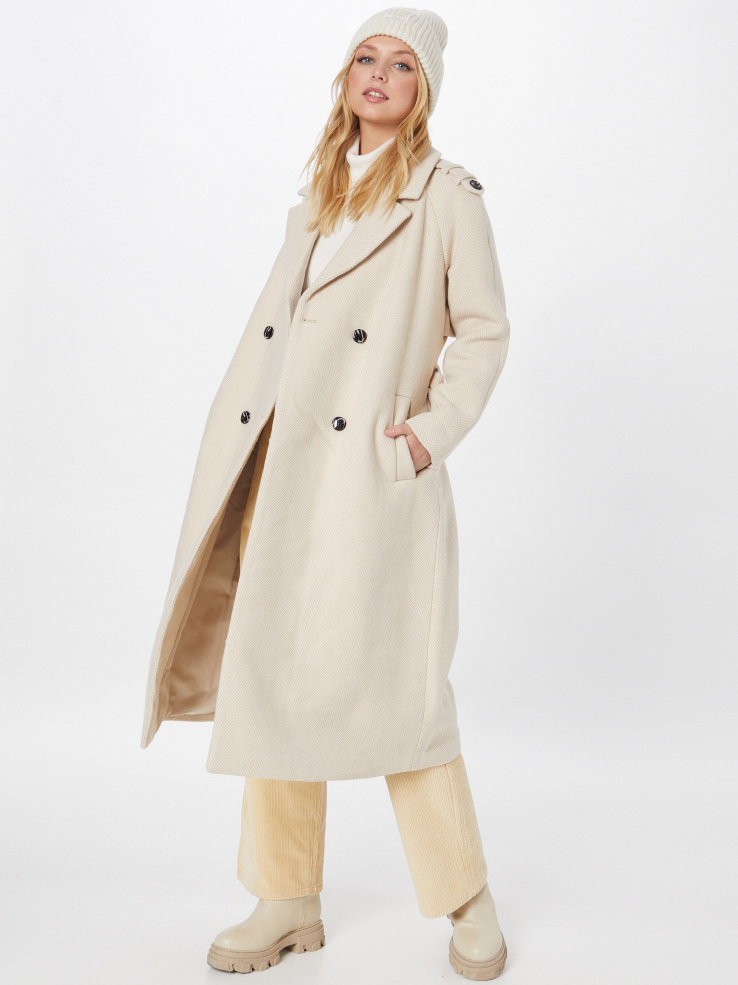 Frauen Mäntel Pimkie Mantel in Beige - FU45936 Frauen Mäntel Pimkie Mantel in Beige - FU45936