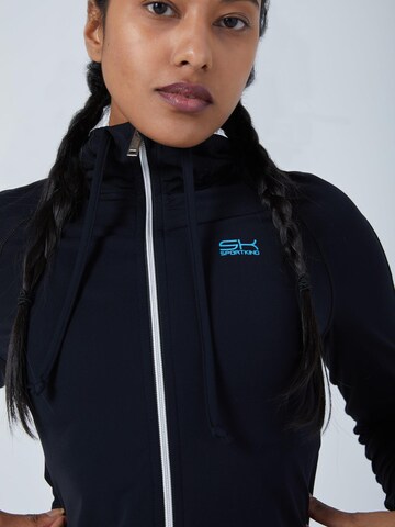 SPORTKIND Sports jacket 'Hooded Jogging Jacket' in Black