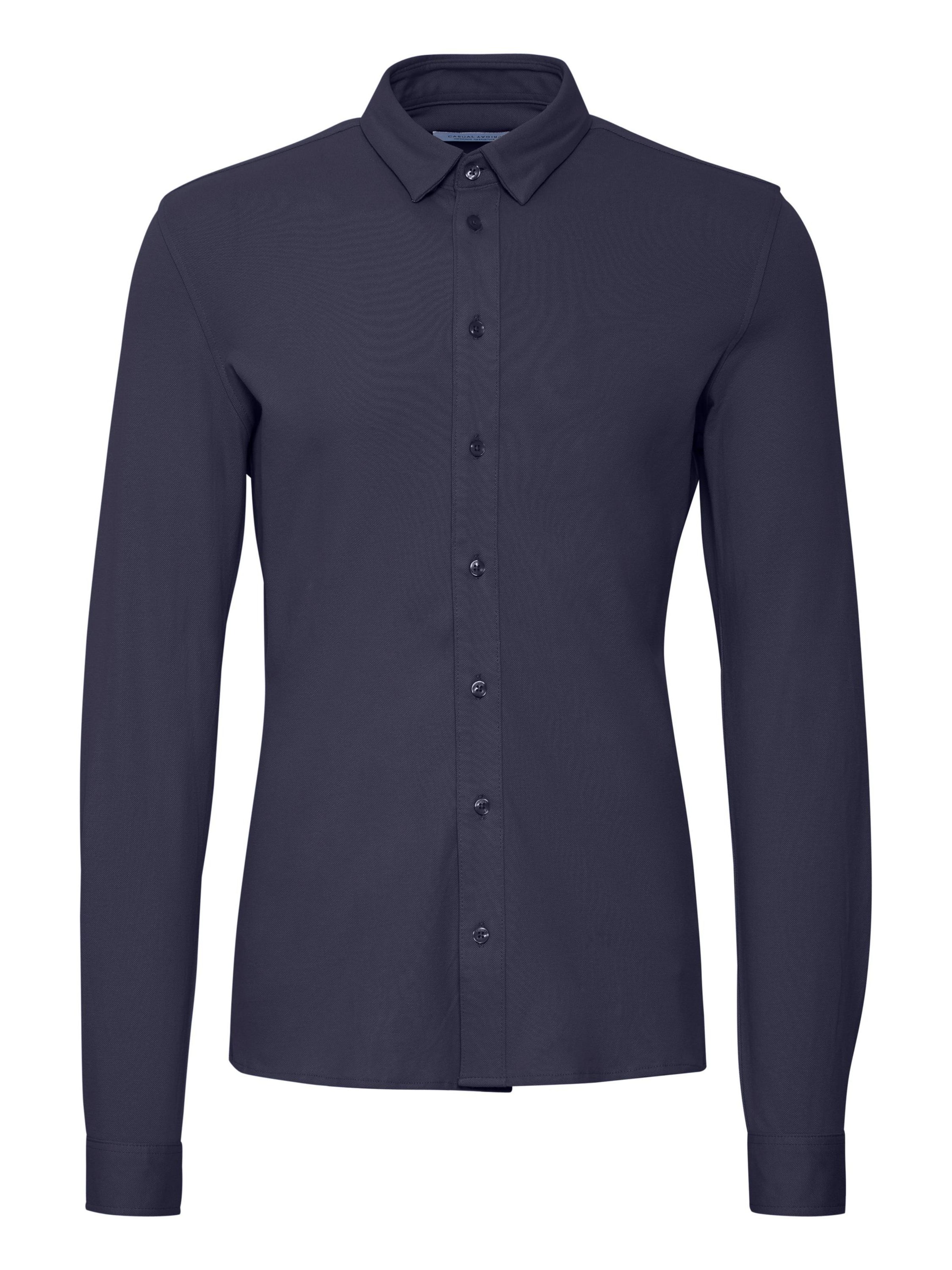Casual Friday Slim fit Srajca 'CF Arthur' | modra barva: sprednja stran