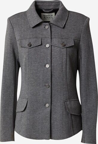 Veste mi-saison SCOTCH & SODA en gris : devant