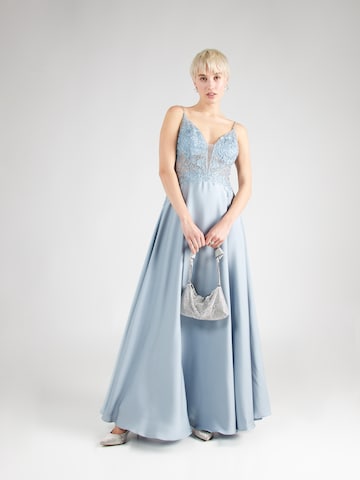 Robe de soirée Laona en bleu