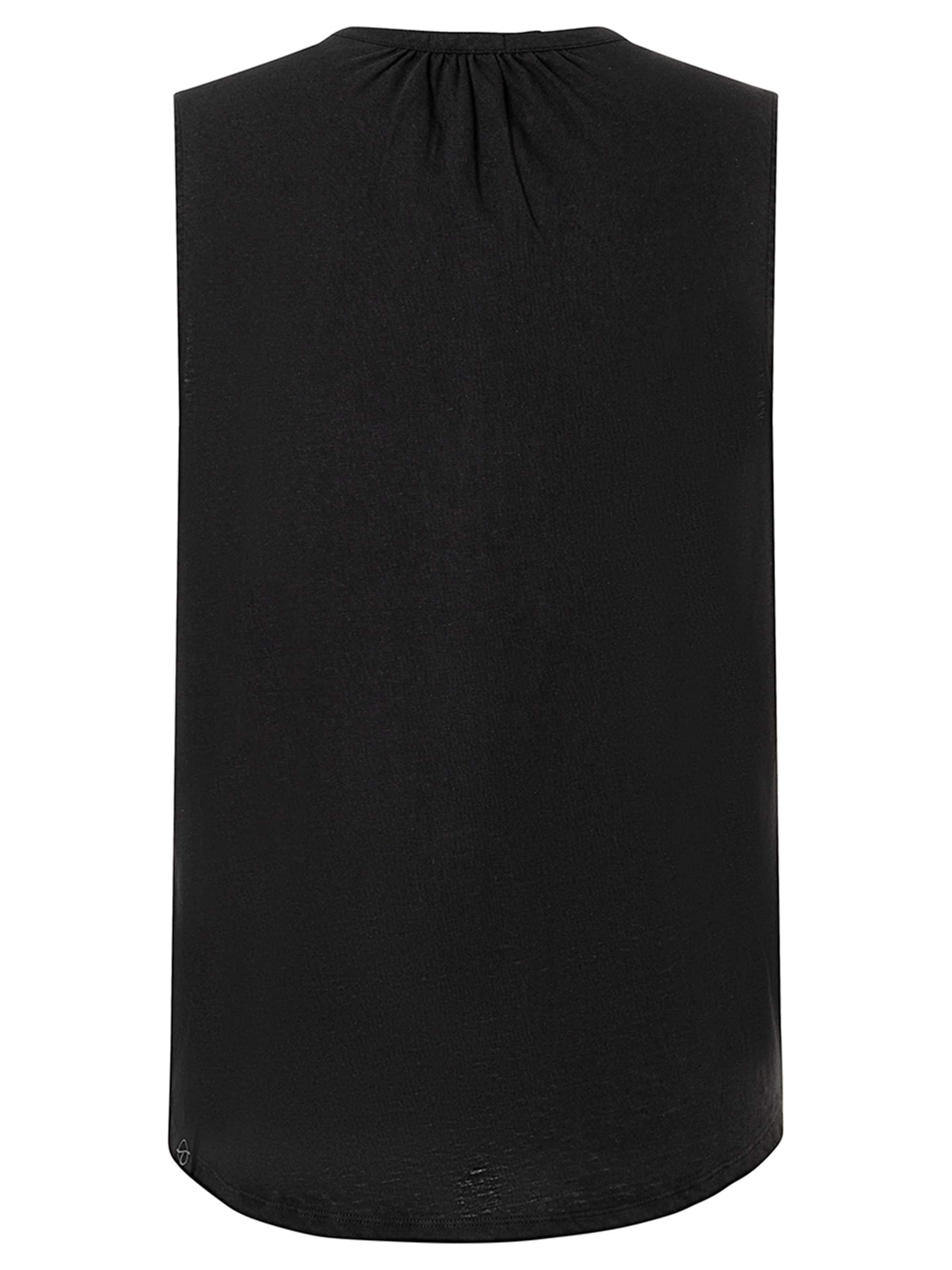 TIMEZONE Tanktop 'Tunica' in Schwarz