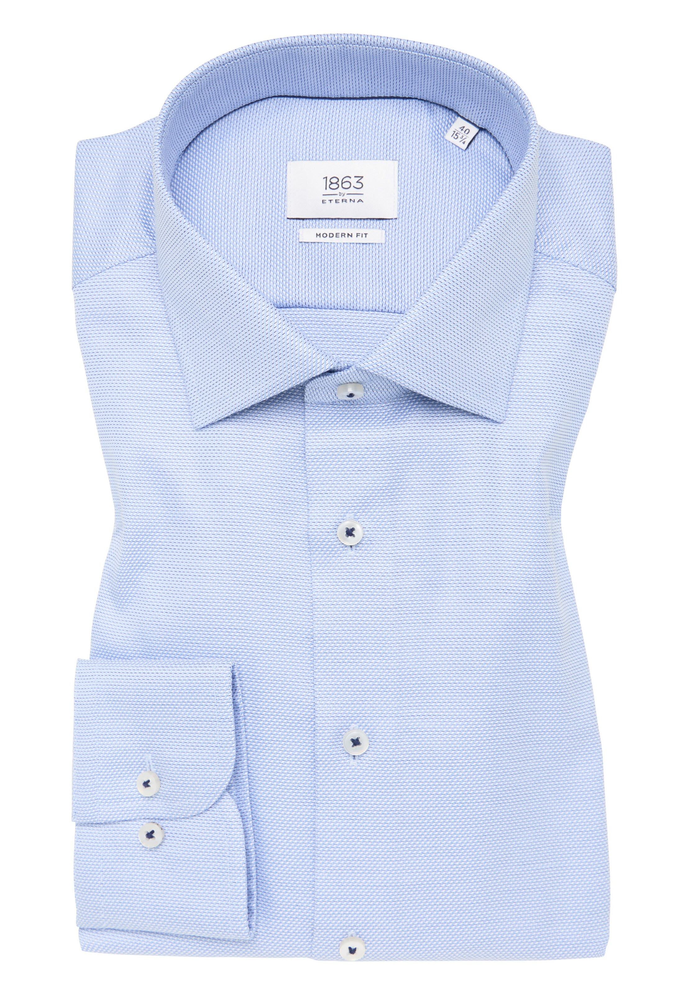ETERNA Regular fit Business shirt in Blue