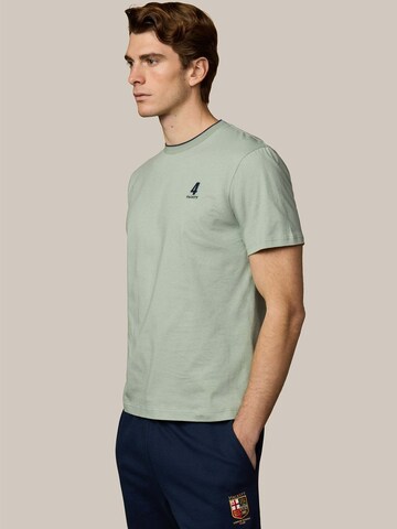 Hackett London T-Shirt ' HERITAGE' in Grün