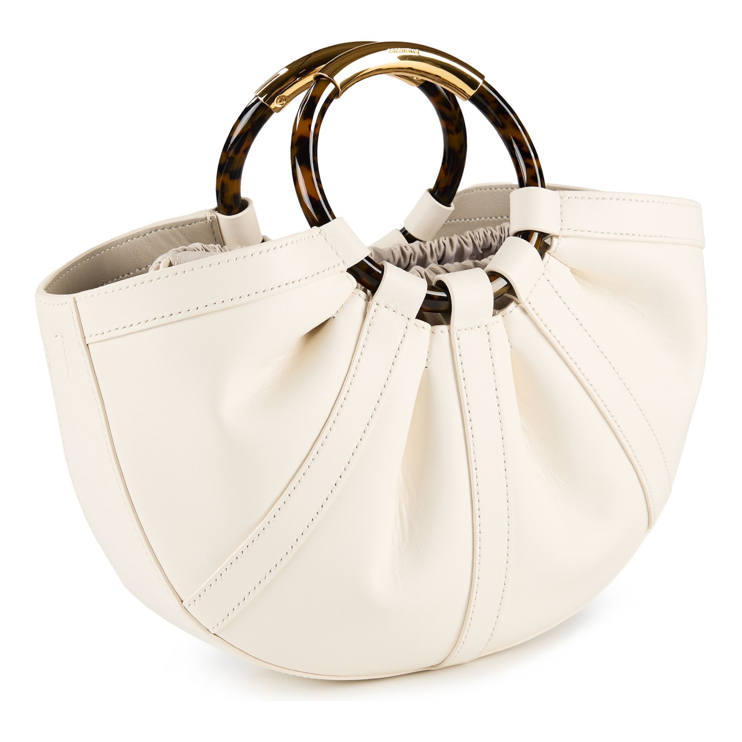 Coccinelle Handtasche 'Shell' in Beige