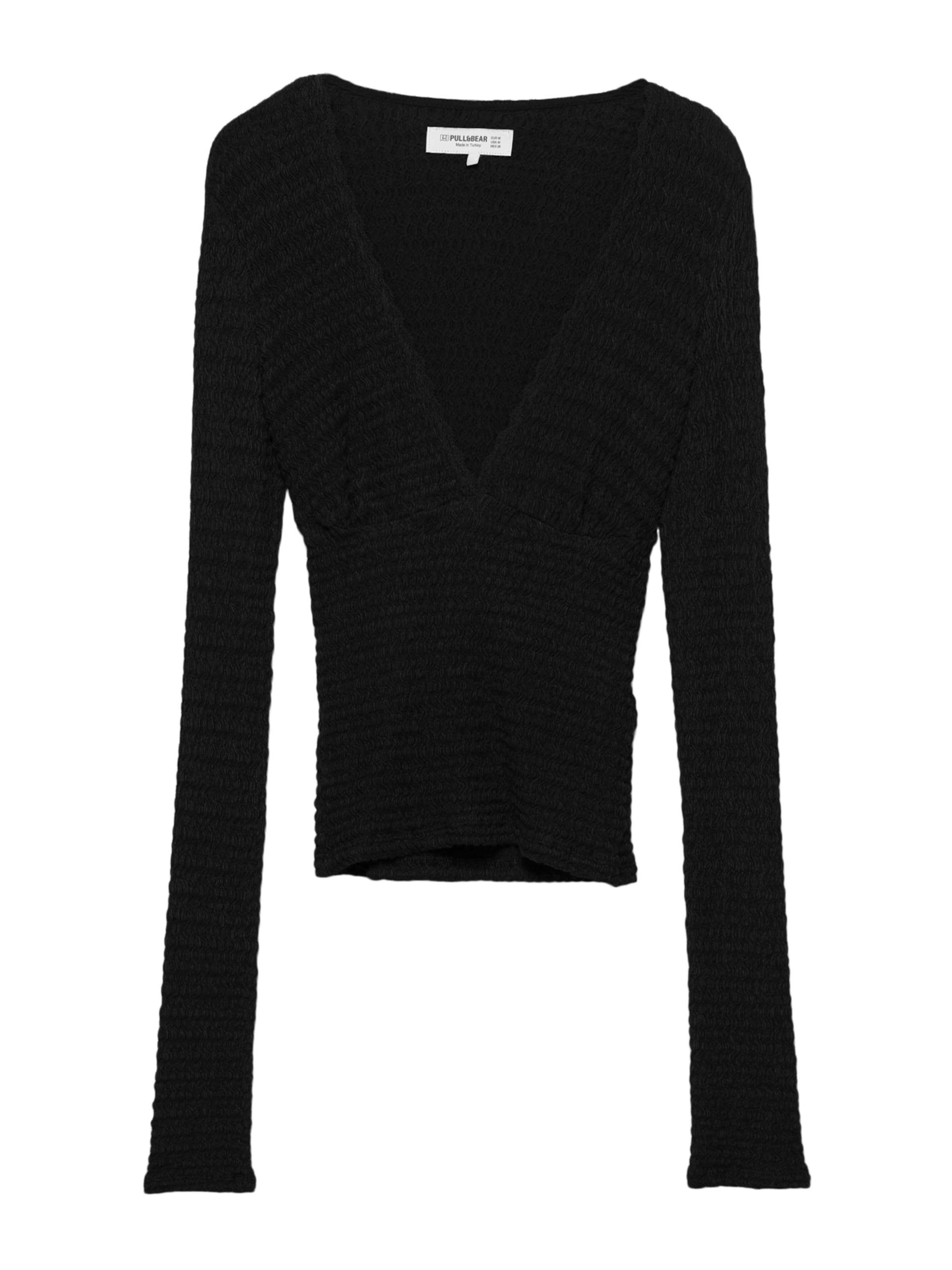 Maglietta Pull&Bear di colore nero, Visualizzazione prodotti