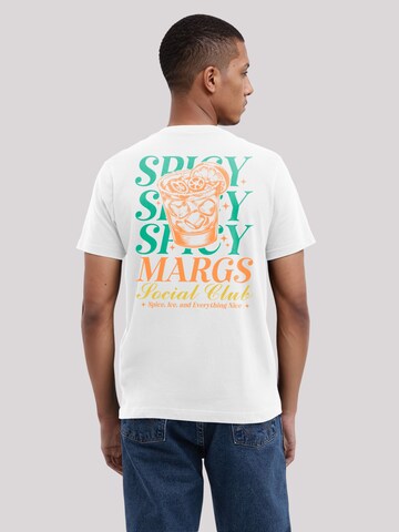 F4NT4STIC Shirt 'Spicy Margarita Social Club' in Wit: voorkant