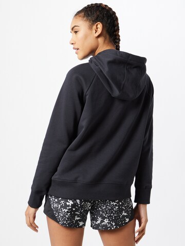 UNDER ARMOUR Athletic Sweatshirt in Black