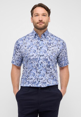 ETERNA Comfort Fit Hemd in Blau: Vorderseite