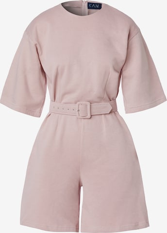 KAN Jumpsuit 'RASPBERRY' in Roze: voorkant