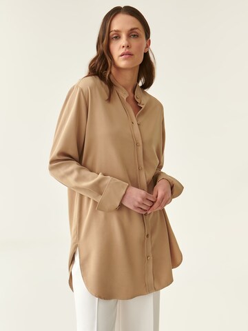 Camicia da donna di TATUUM in beige: frontale