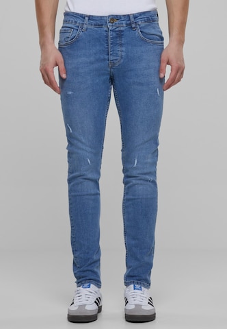 2Y Premium Slim fit Jeans in Blue: front