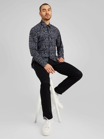 juoda Karl Lagerfeld Standartinis modelis Marškiniai