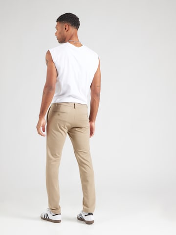 INDICODE JEANS Slimfit Chinohousut 'Roedekro' värissä harmaa: takapuoli