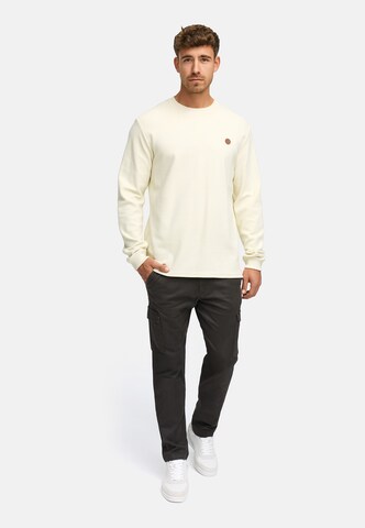 INDICODE JEANS Sweatshirt in White