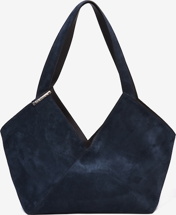 BALDININI Schoudertas in Blauw: voorkant