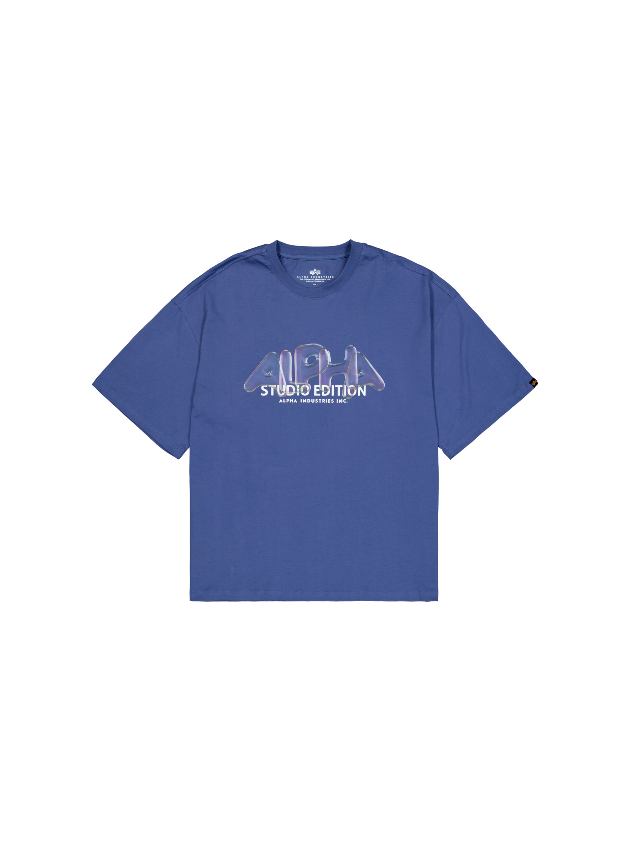 ALPHA INDUSTRIES Shirt 'Studio Edition Vibe' in Purple: front