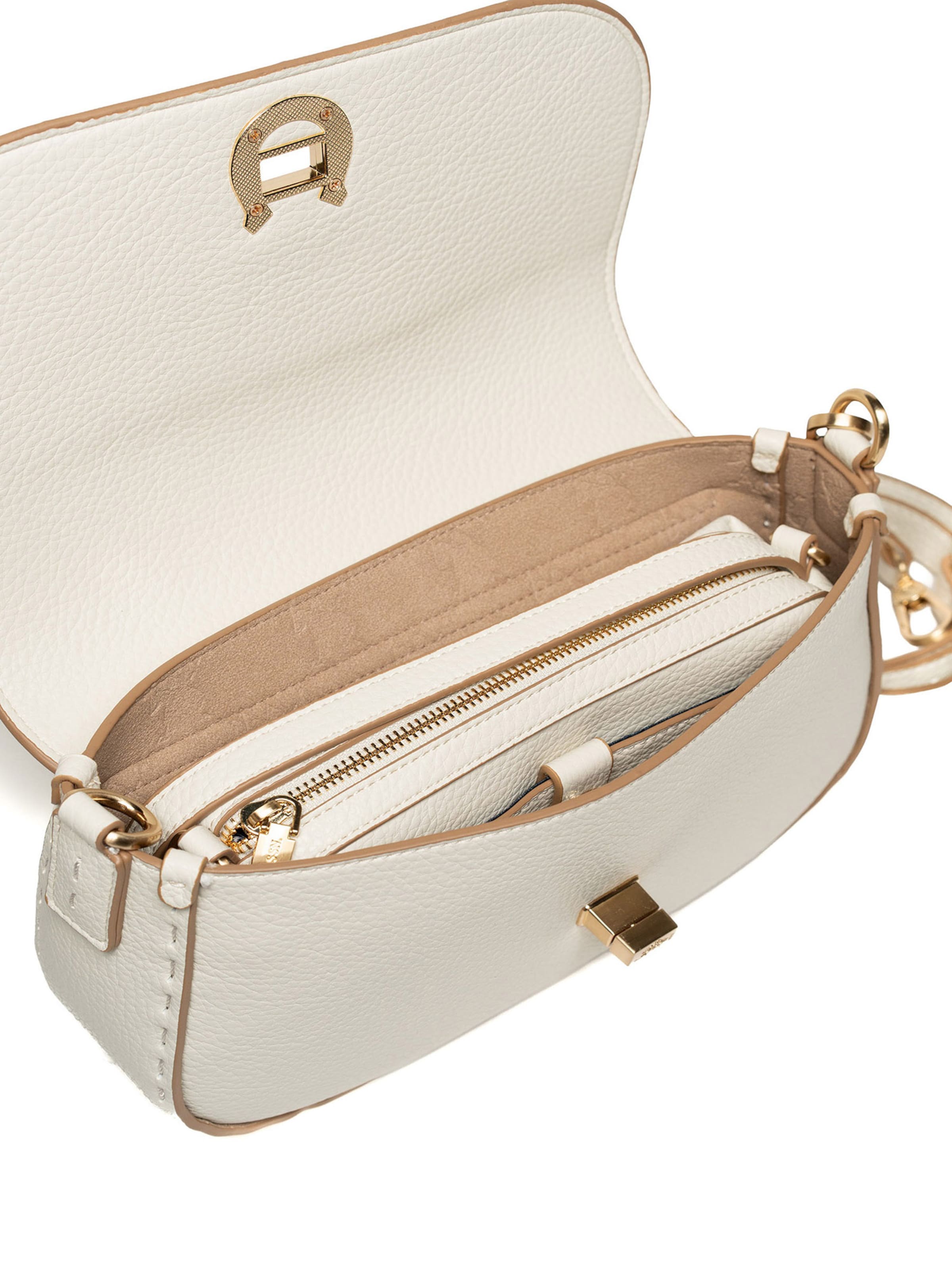 Borsa a spalla di U.S. POLO ASSN. in bianco