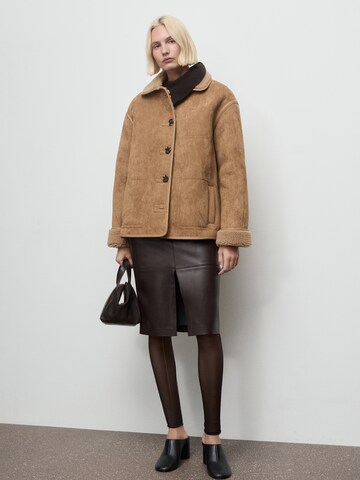 Manteau d’hiver 'Dune' MANGO en marron
