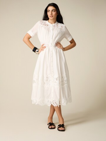 Robe oltre en blanc : devant