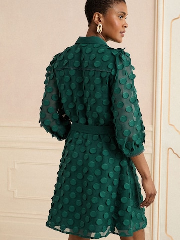 love & roses Sukienka koszulowa w kolorze zielony