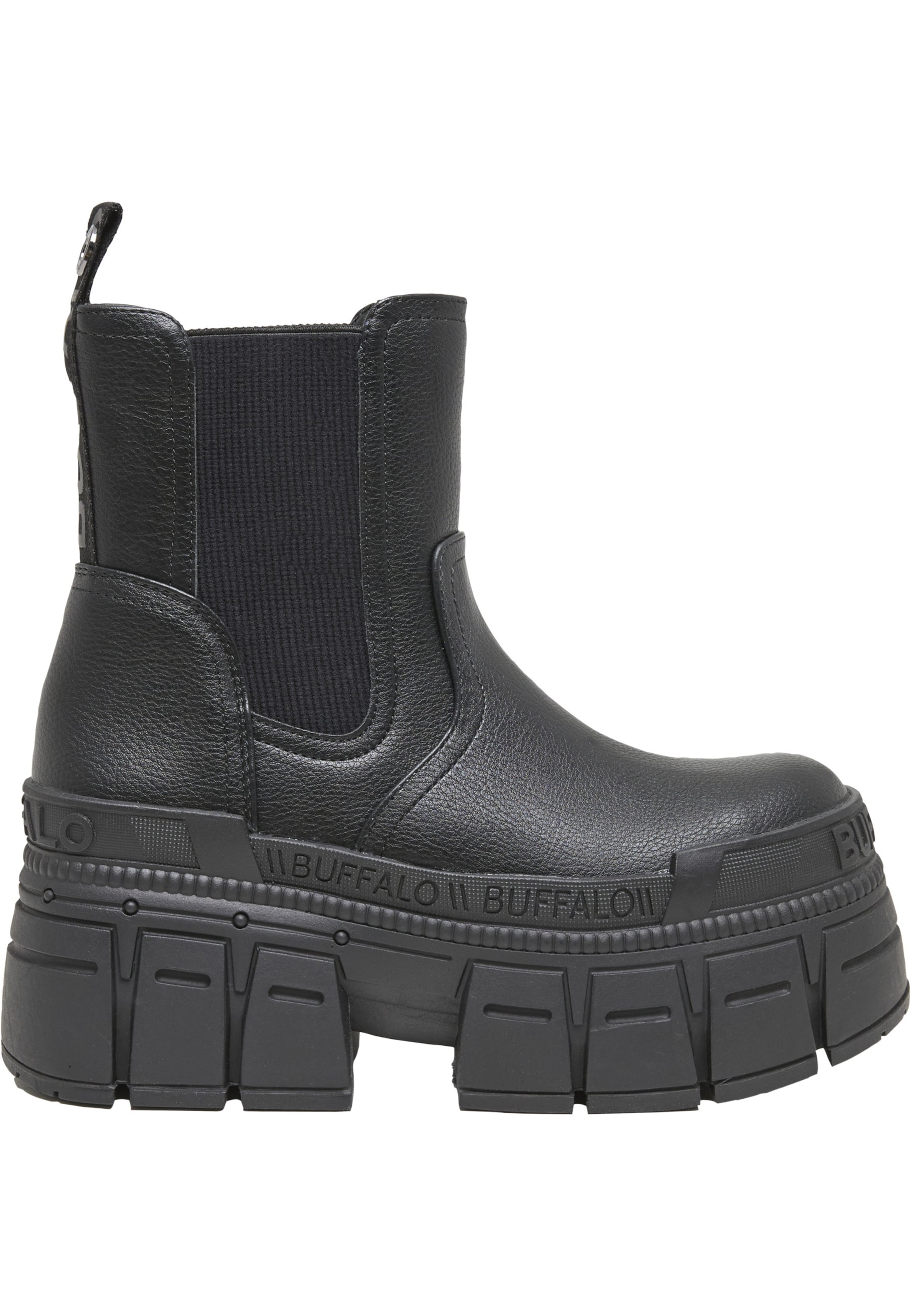 BUFFALO Chelsea boty 'Gospher' – černá: přední strana