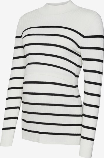 MAMALICIOUS Sweater 'NEWSIV JUNE' in Black / White, Item view