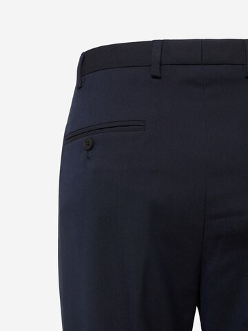 Coupe slim Pantalon à plis BURTON MENSWEAR LONDON en bleu