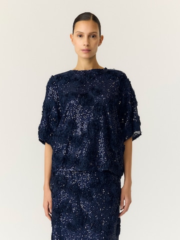Chemisier 'YASElysia' YAS en bleu : devant