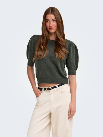 ONLY Pullover 'ONLRICA' in Grau: Vorderseite