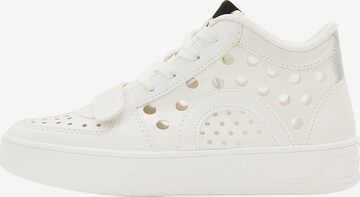 Desigual Sneakers laag in Wit: voorkant