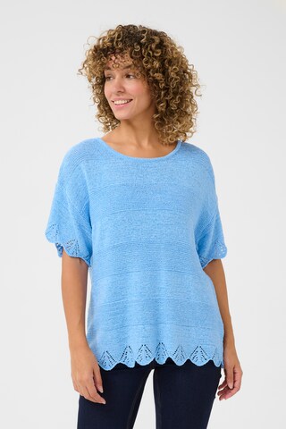 Pull-over 'Loraine' Cream en bleu : devant