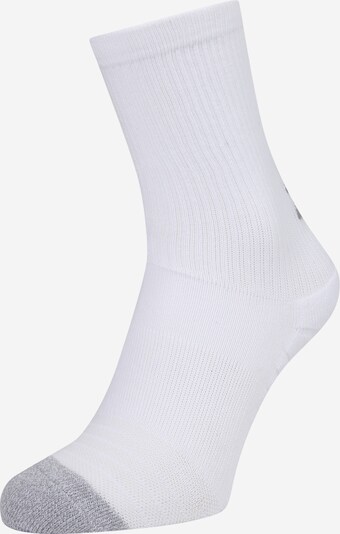 UNDER ARMOUR Chaussettes de sport en gris chiné / blanc, Vue avec produit