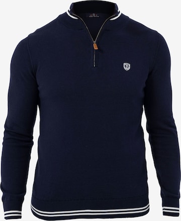 Pullover di Jimmy Sanders in blu: frontale