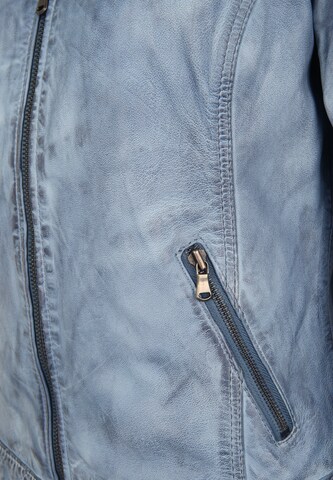 H.I.S Lederjacke 'Saimina' in Blau