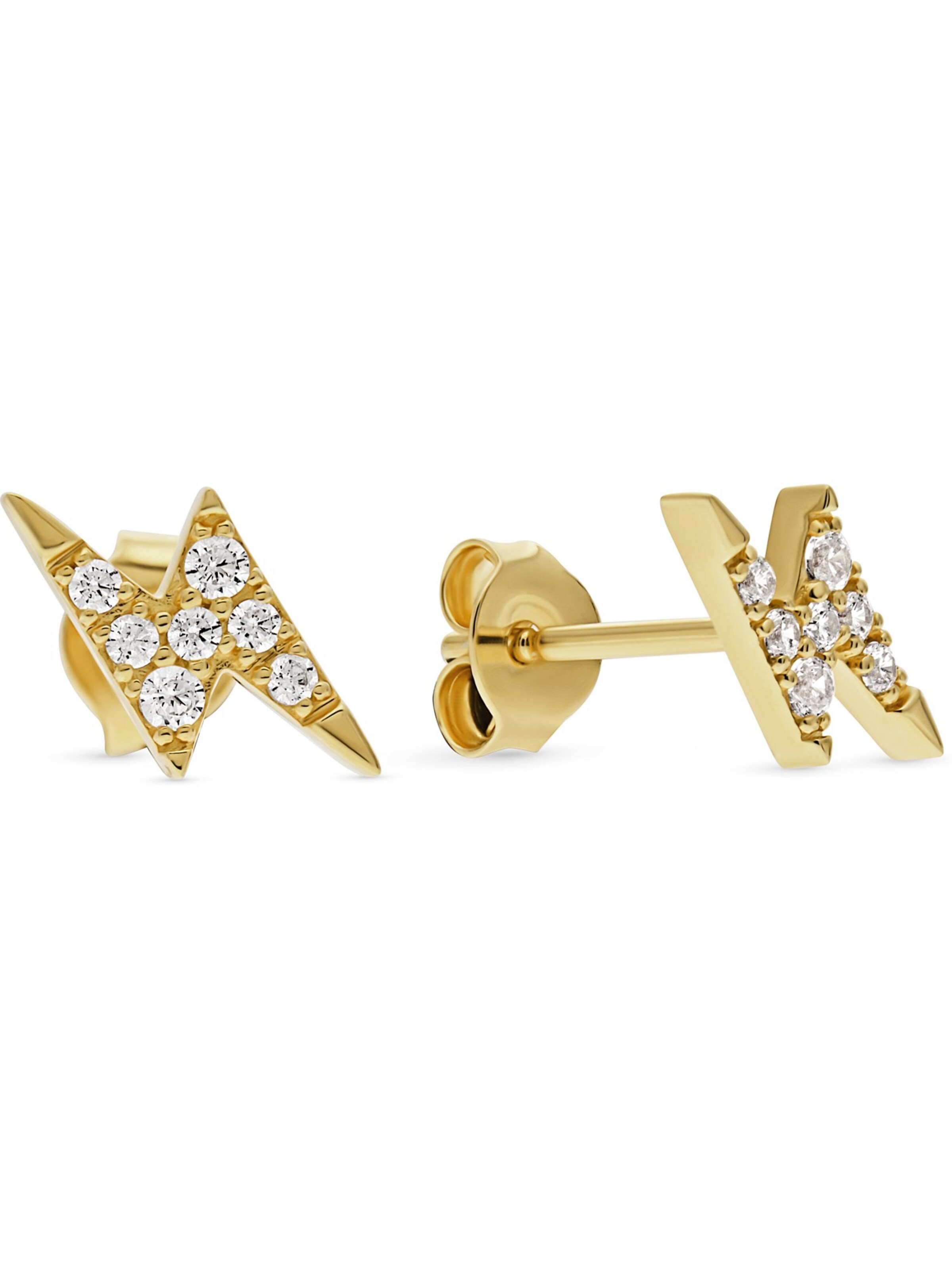 FAVS Ohrringe in Gelb: Vorderseite