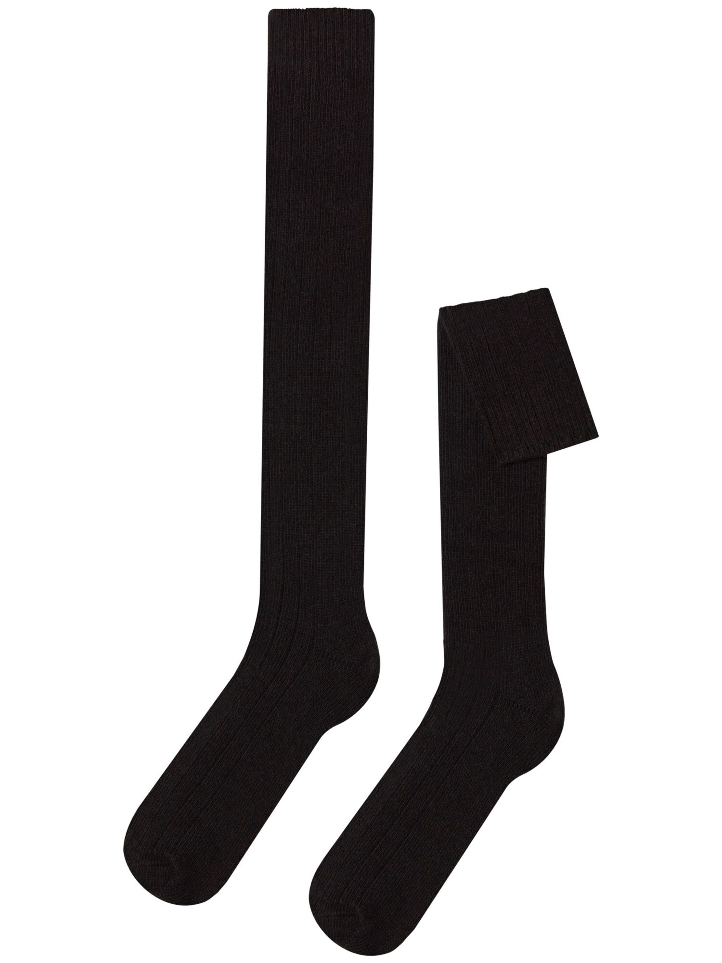 CALZEDONIA Kniestrümpfe in Schwarz: Vorderseite