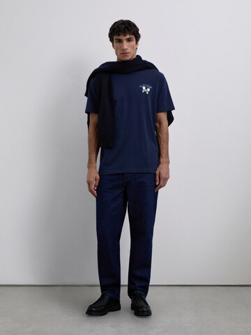 Tricou funcțional de la Scalpers pe albastru: față