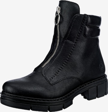 Bottines Rieker en noir : devant