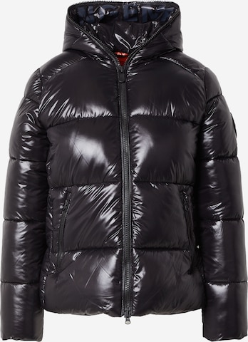 SAVE THE DUCK Zimní bunda 'LOIS' – černá: přední strana