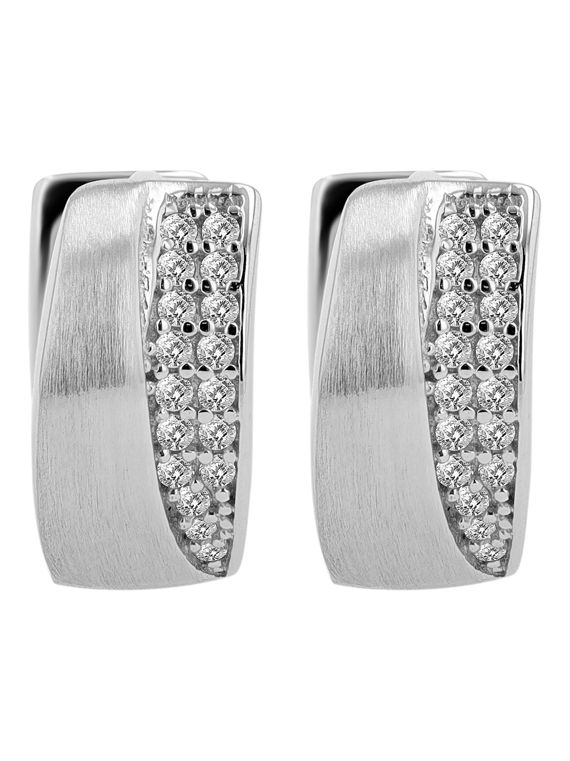 Akzent Earrings 'Fjella, 925 Sterlingsilber, langlebig' in Silver: front