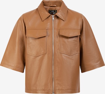 faina Between-season jacket in Brown: front