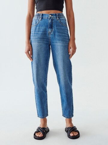 Calli Regular Jeans 'HUDSON' in Blauw: voorkant