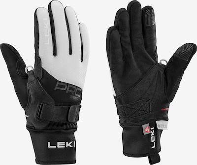 LEKI Sporthandschuhe in schwarz / weiß, Produktansicht