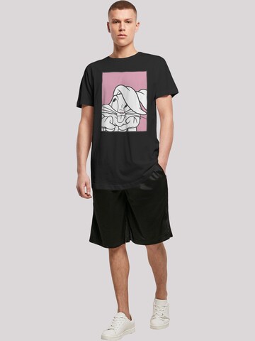 T-Shirt 'Looney Tunes Bugs Bunny' F4NT4STIC en noir