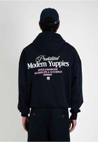 Prohibited Sweatshirt 'Modern Yuppie' in Blue: front