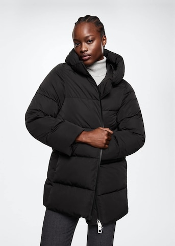 Veste d’hiver 'Tokyo' MANGO en noir : devant