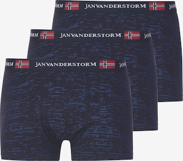 Jan Vanderstorm Boxershorts 'Norik' in Blau: Vorderseite