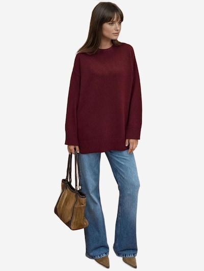 Hiccup Pull-over en S en bourgogne, Vue avec produit
